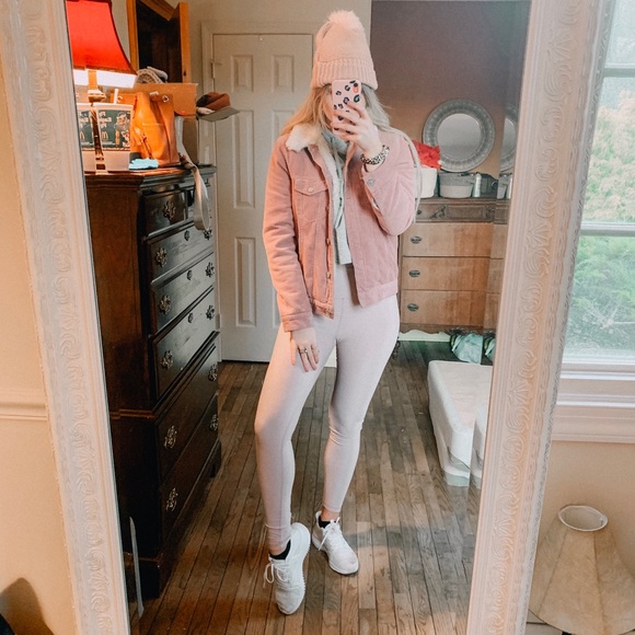 Denim&Co Jackets & Blazers - DENIM CO PINK FUR JACKET